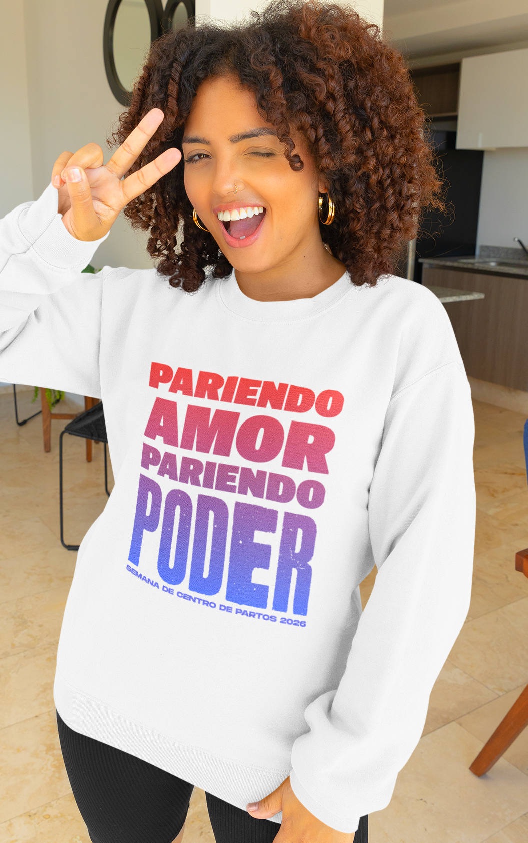 Sudadera unisex de la Semana de los Centros de Nacimiento