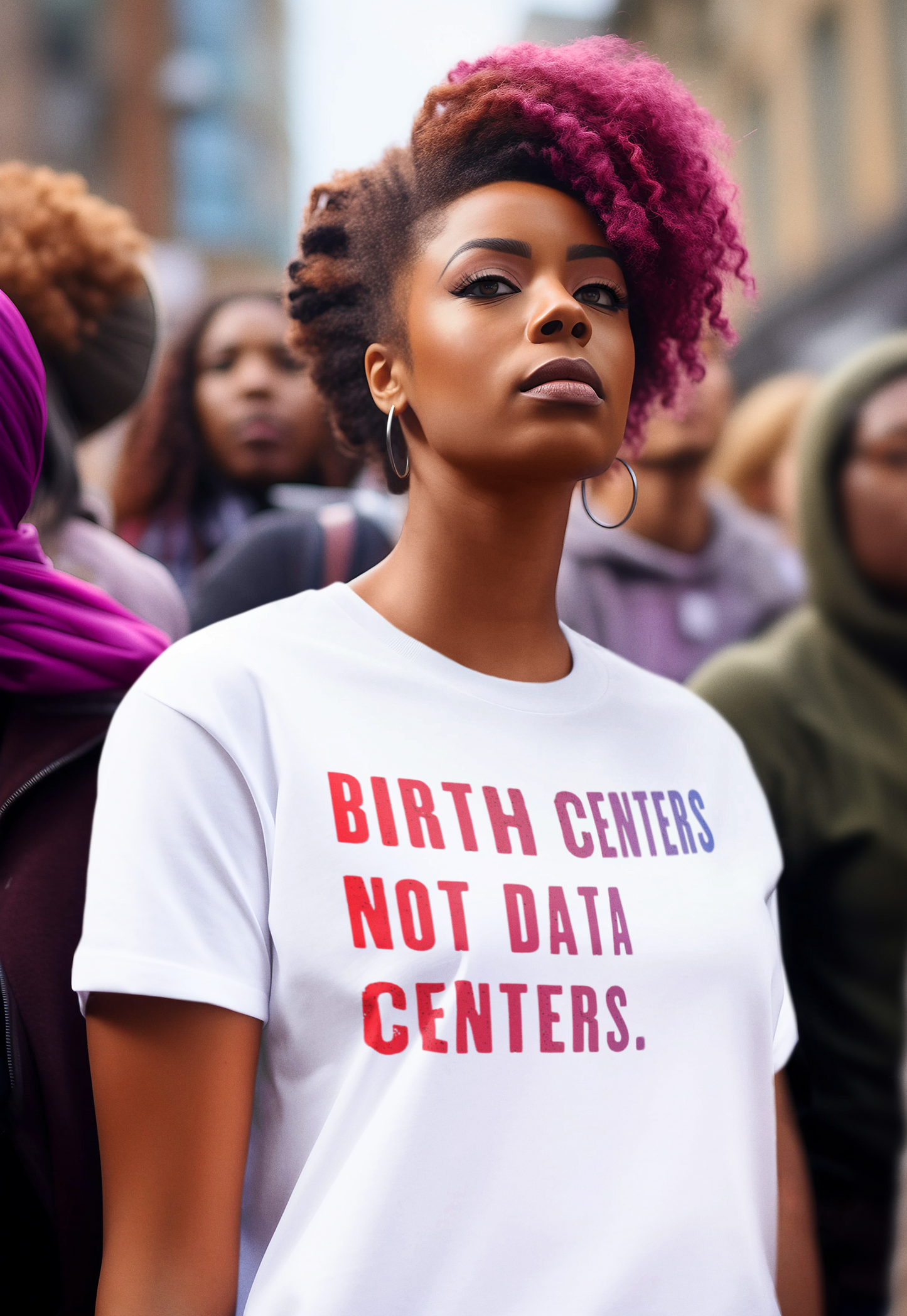 Birth Centers Not Data Centers Unisex T-Shirt