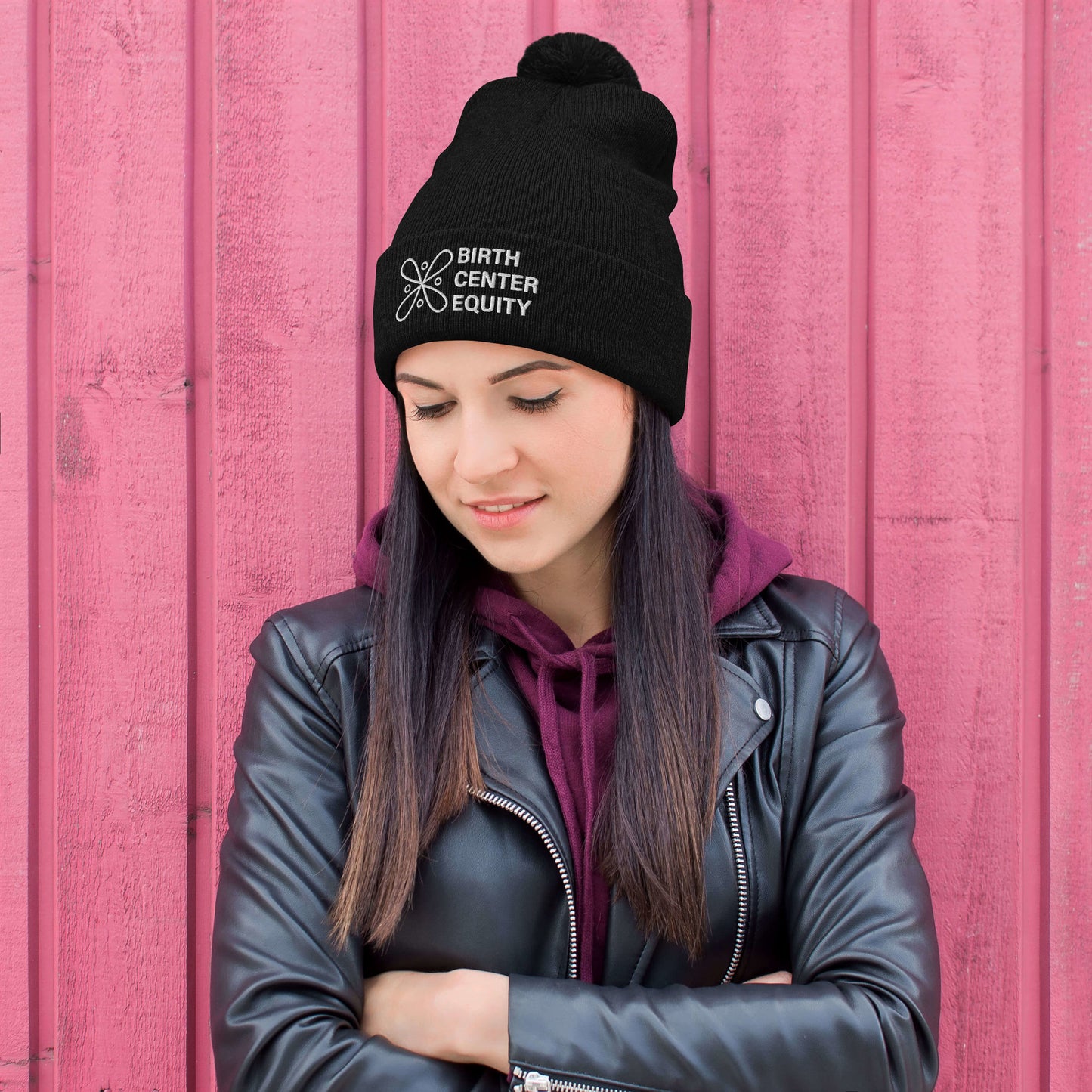 BCE logo Pom-Pom Beanie