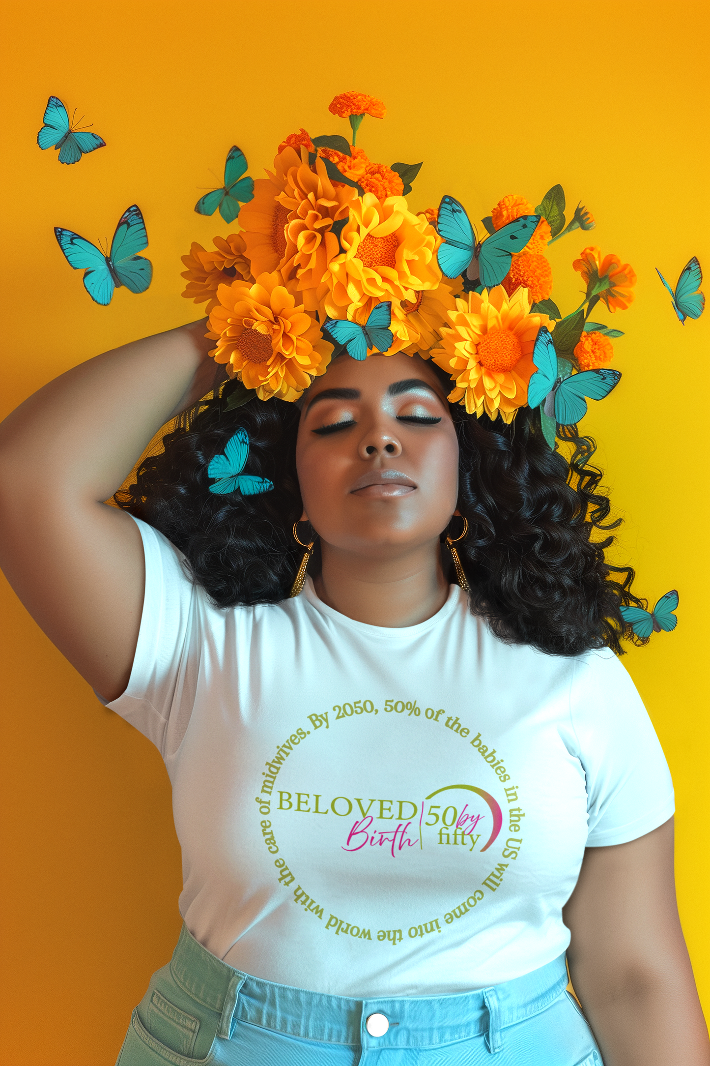 50 by 50 GREEN Unisex Tee