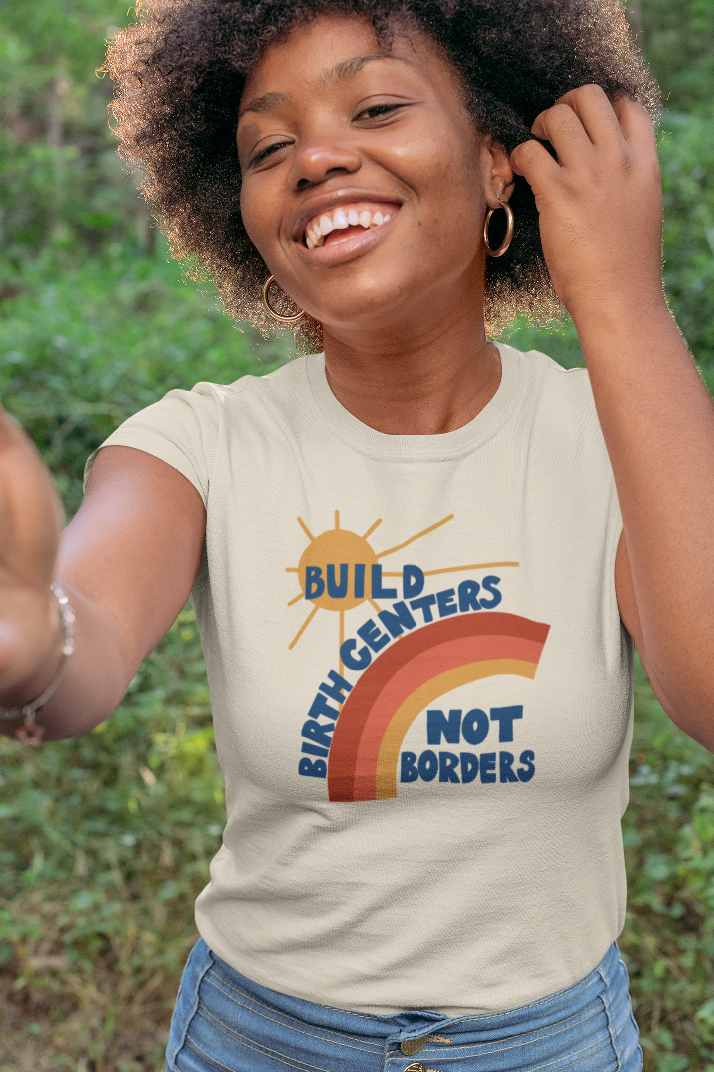 Build Birth Centers Not Borders - Unisex t-shirt